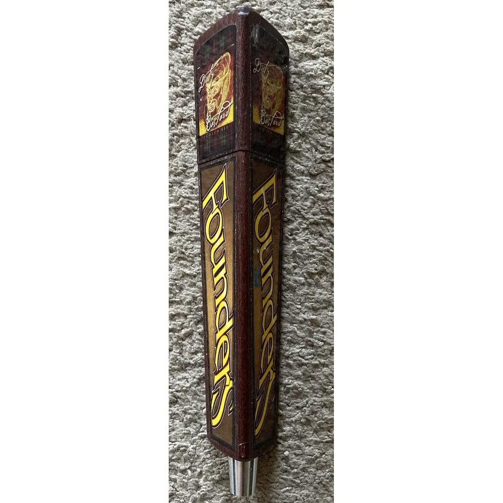 Tap Handle from Founders Brewing Co Dirty Bastard Scotch Ale Beer